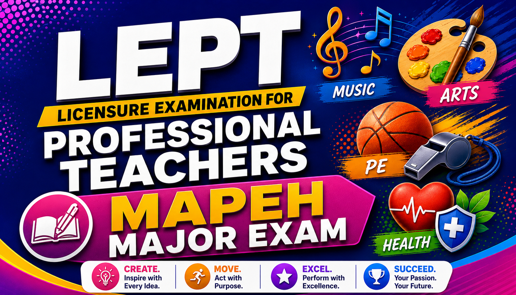 Licensure Examination for Professional Teachers (LEPT) - MAPEH Major Exam